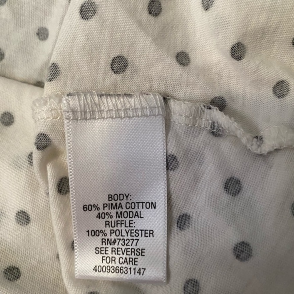 Elle polka dot stretch top size 1X - Picture 8 of 8